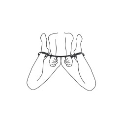 EasyToys Fetish Collection Barre de bondage avec 4 Menottes
